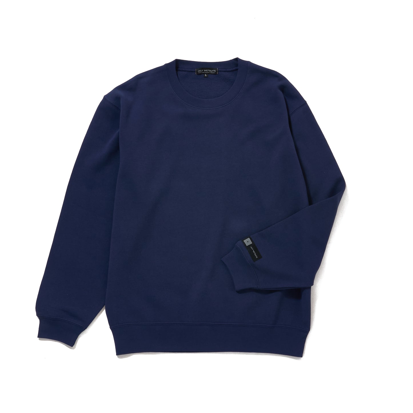 JULY バックロゴ クルーネックスウェット